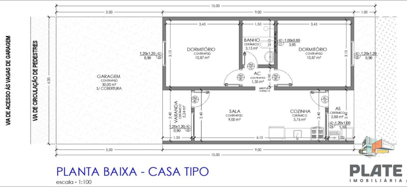 Casa, 54 m² - Foto 8